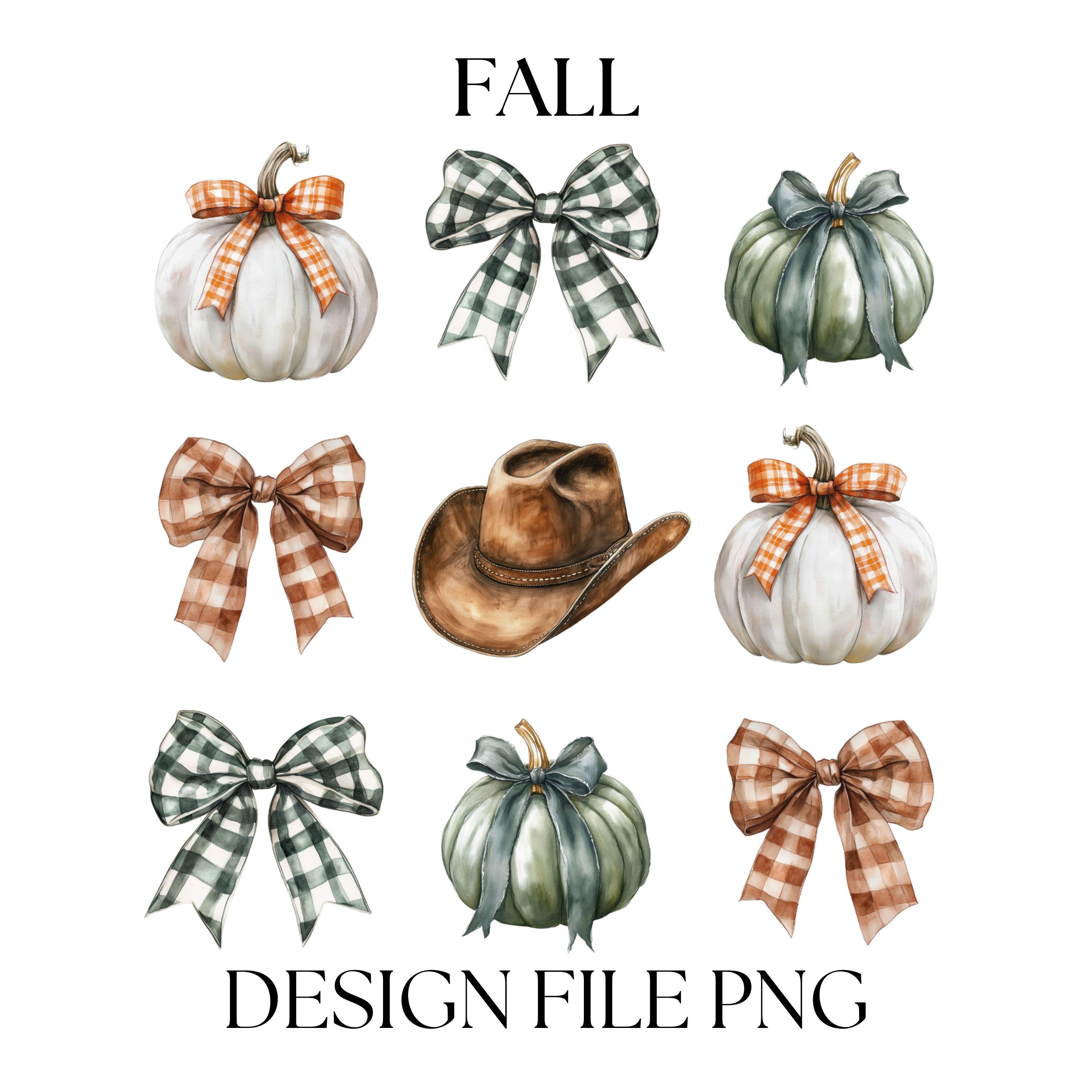 Cowgirl Pumpkins & Bows Fall Collage
